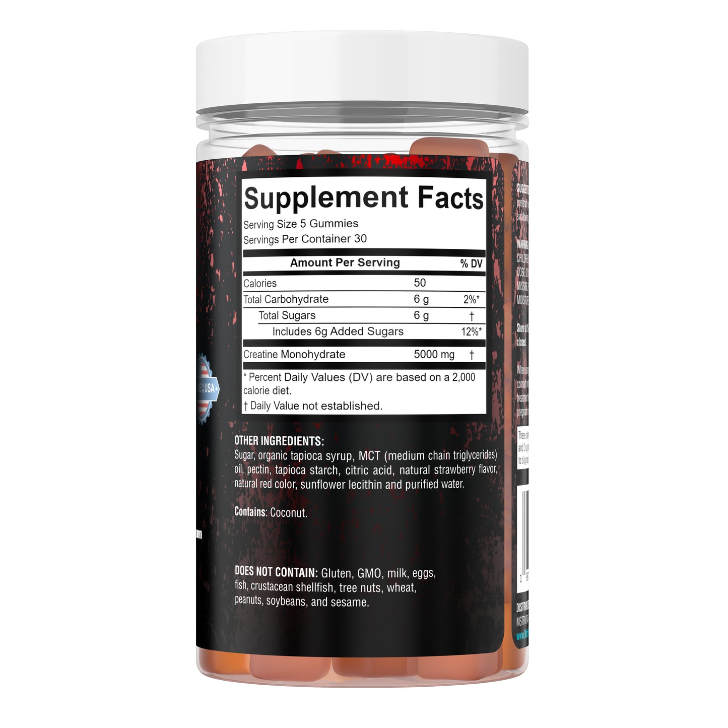 Creatine Monohydrate Gummies - MSTRVITA