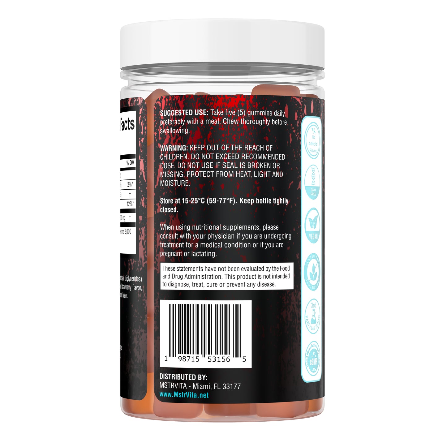 Creatine Monohydrate Gummies - MSTRVITA