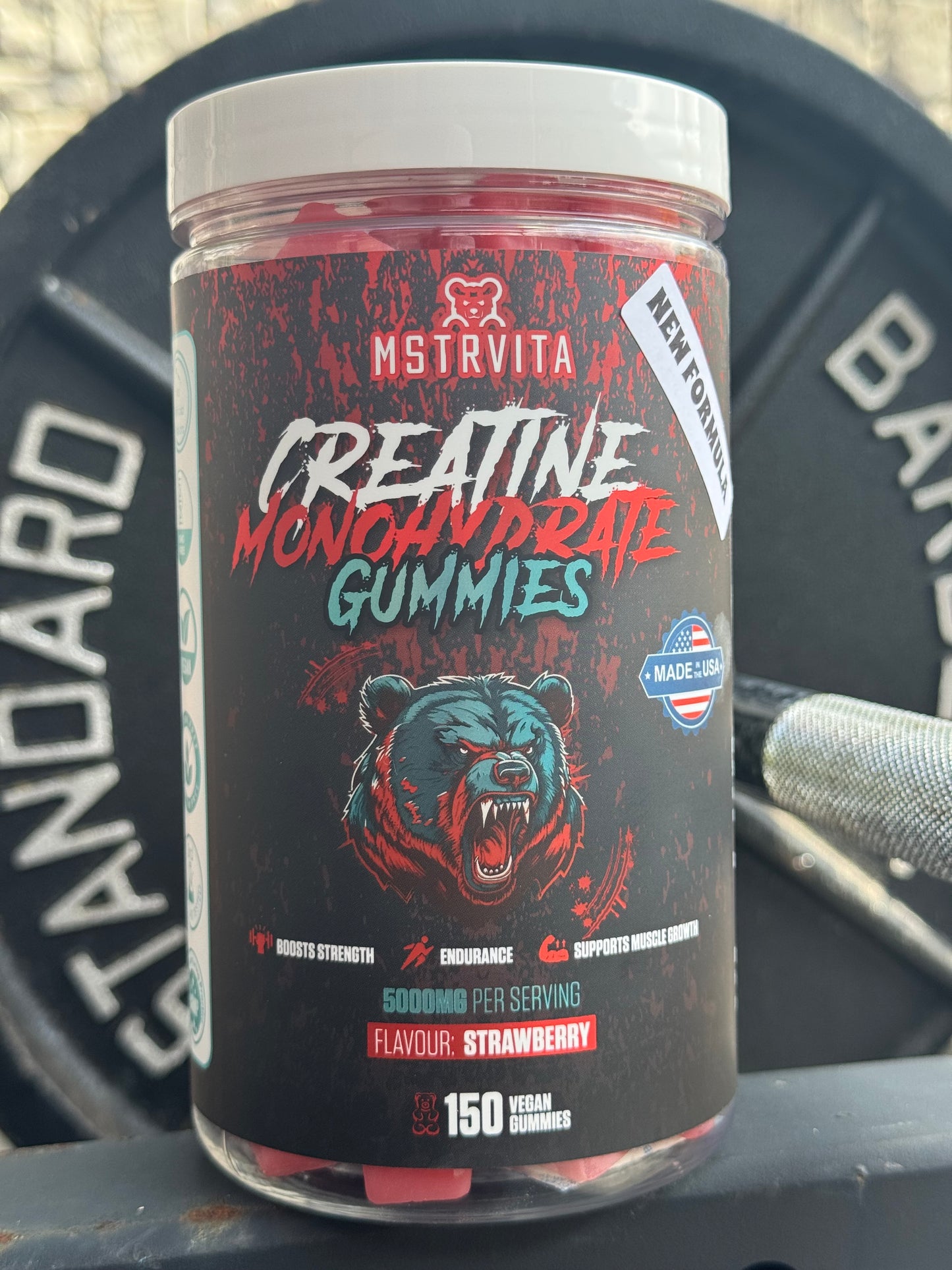 Creatine Monohydrate Gummies (Improved Formula) - MSTRVITA